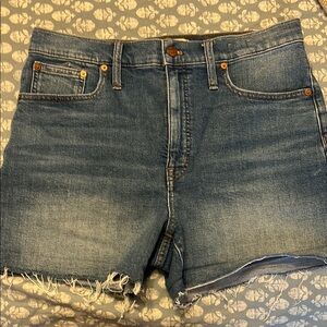 Madewell Blue Denim Shorts